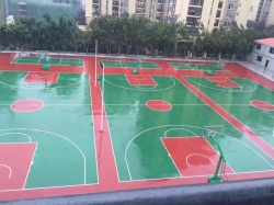 深圳龍崗南芳學校 硅PU球場_其他案例_廣東