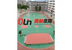 廣西省都安瑤族自治縣民族實驗中學運動場_戶外運動地面案例_廣東