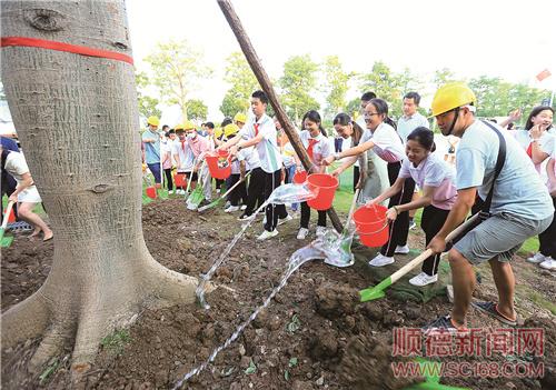 順德一中西南學校拉開共建“最美校園”序幕