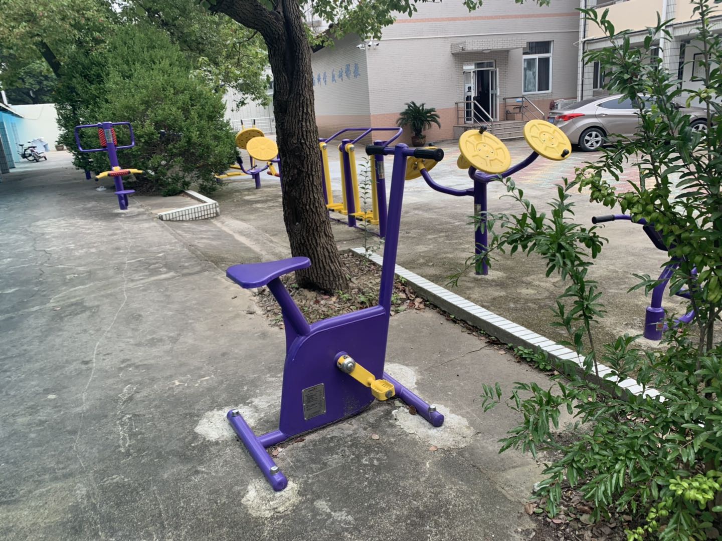 雙位健身車