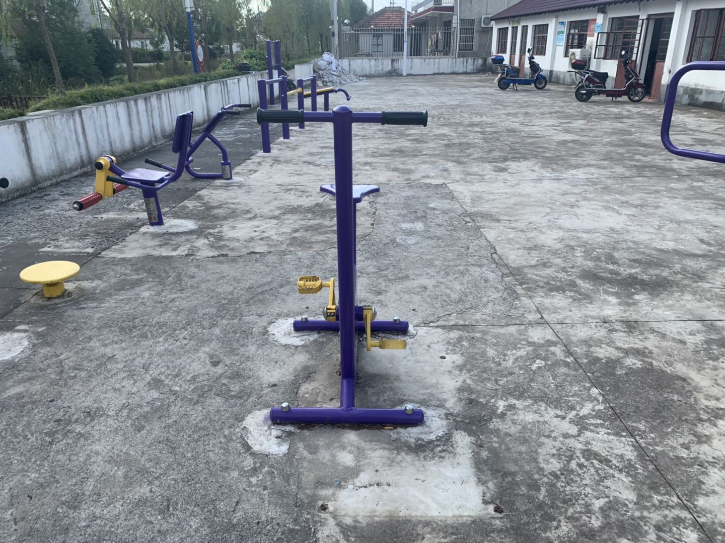 雙位健身車