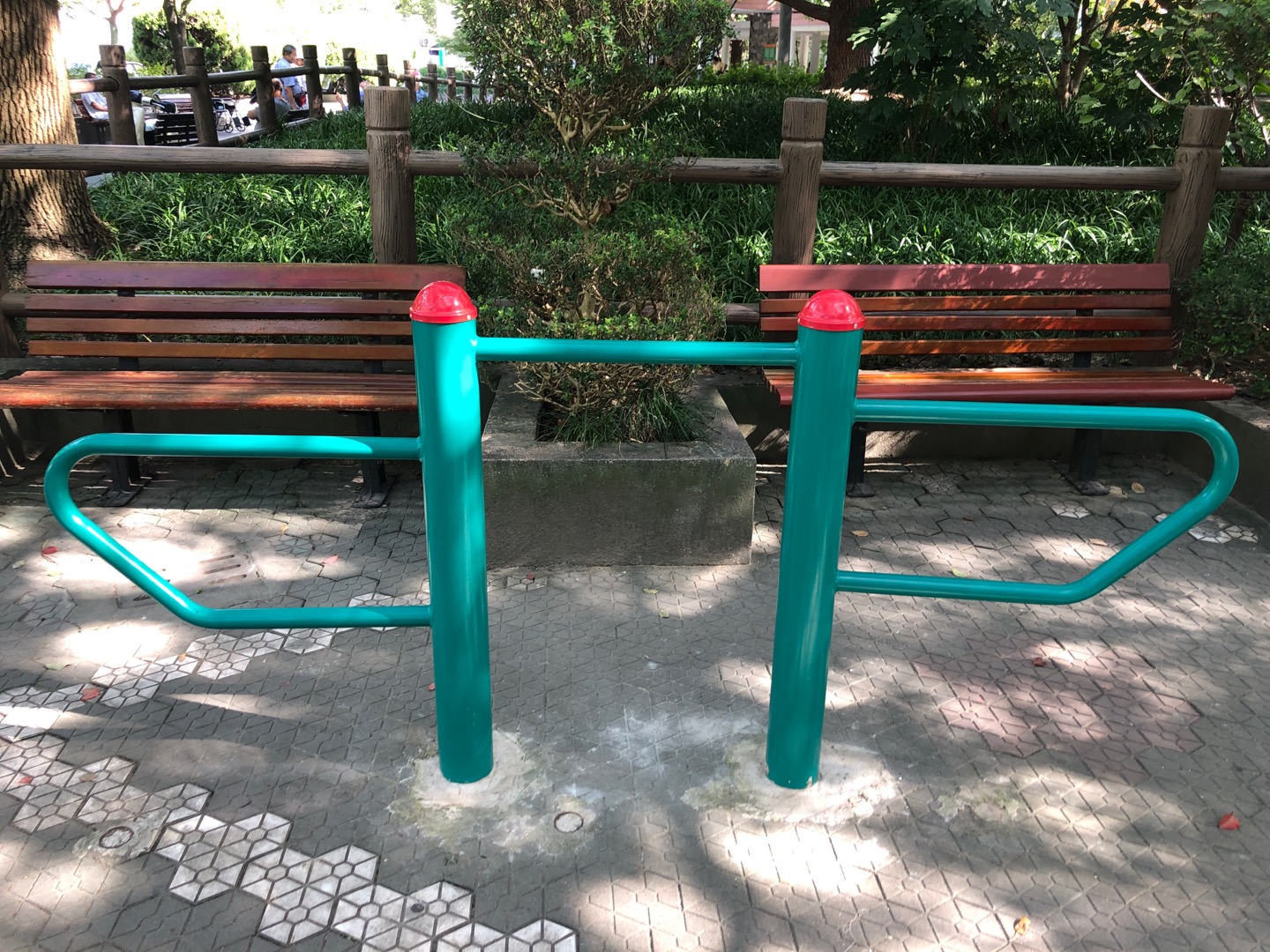 三聯壓腿架