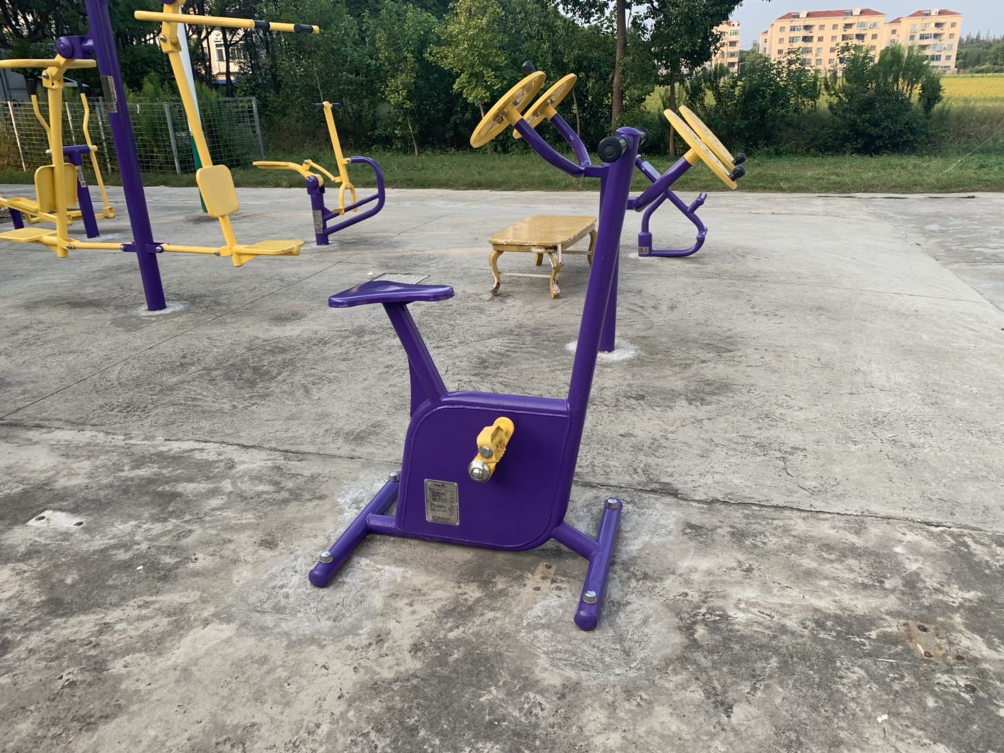 雙位健身車