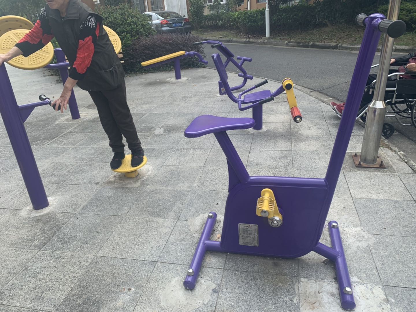 雙位健身車