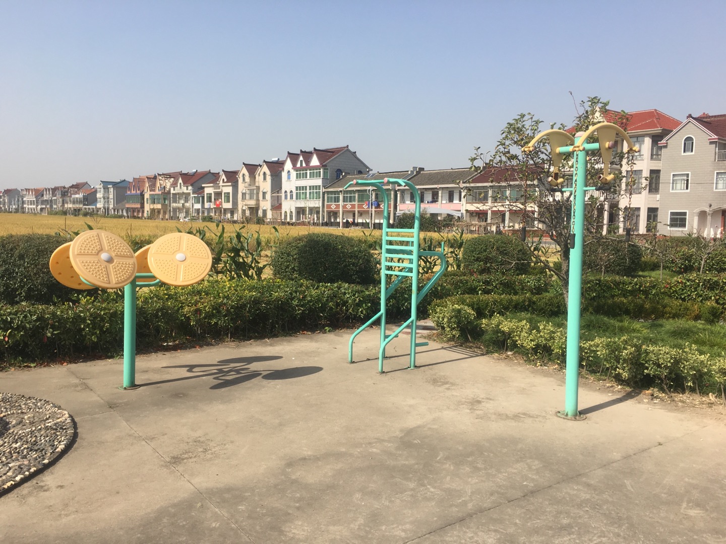 老港鎮(zhèn)牛肚村民委員會(huì)1組健身苑點(diǎn)