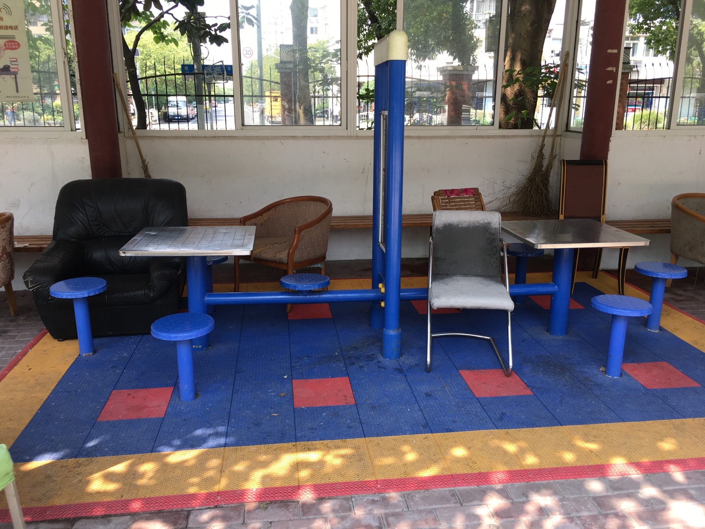雙立柱棋牌桌